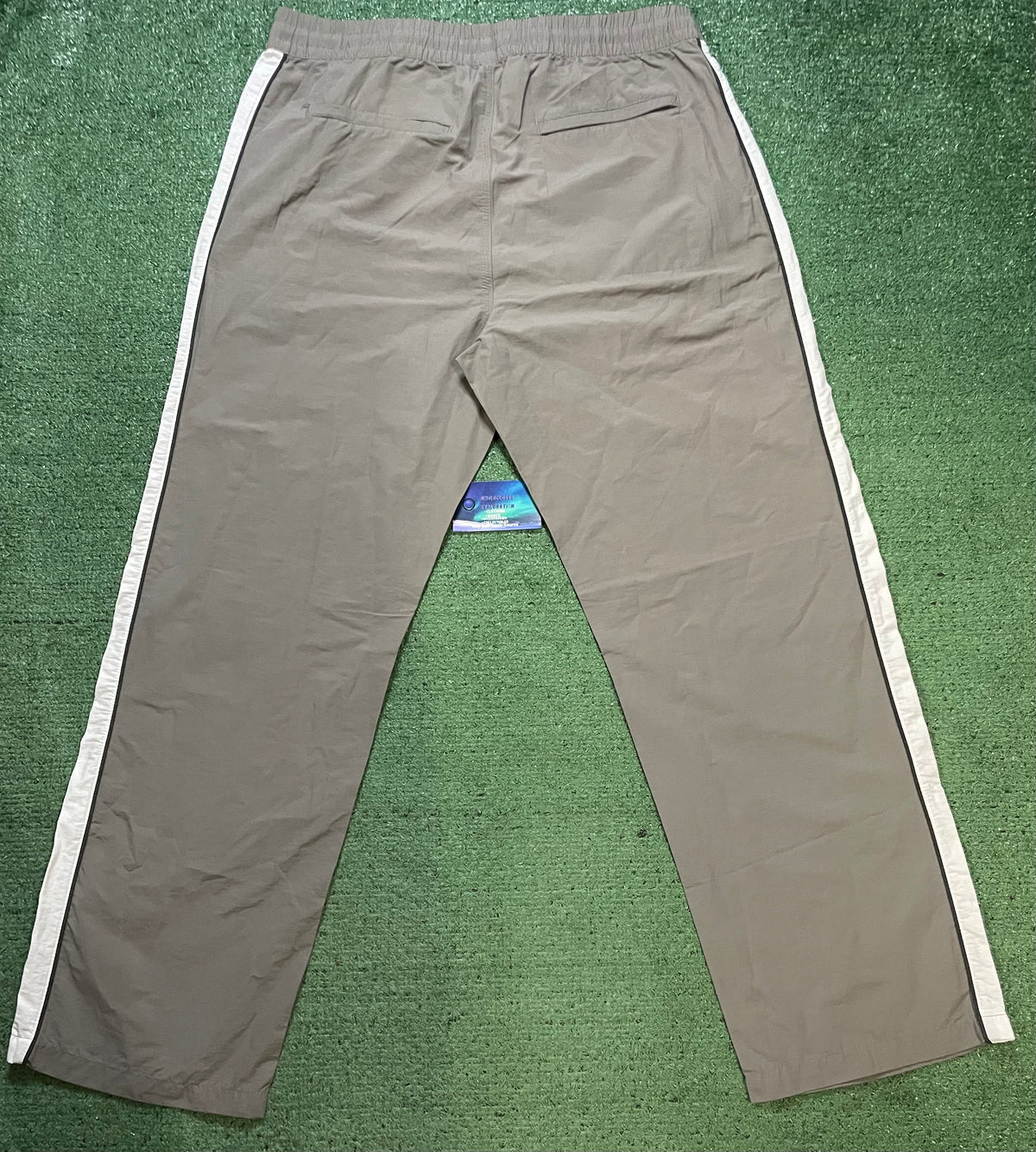 Pacsun grey & white striped sweatpants