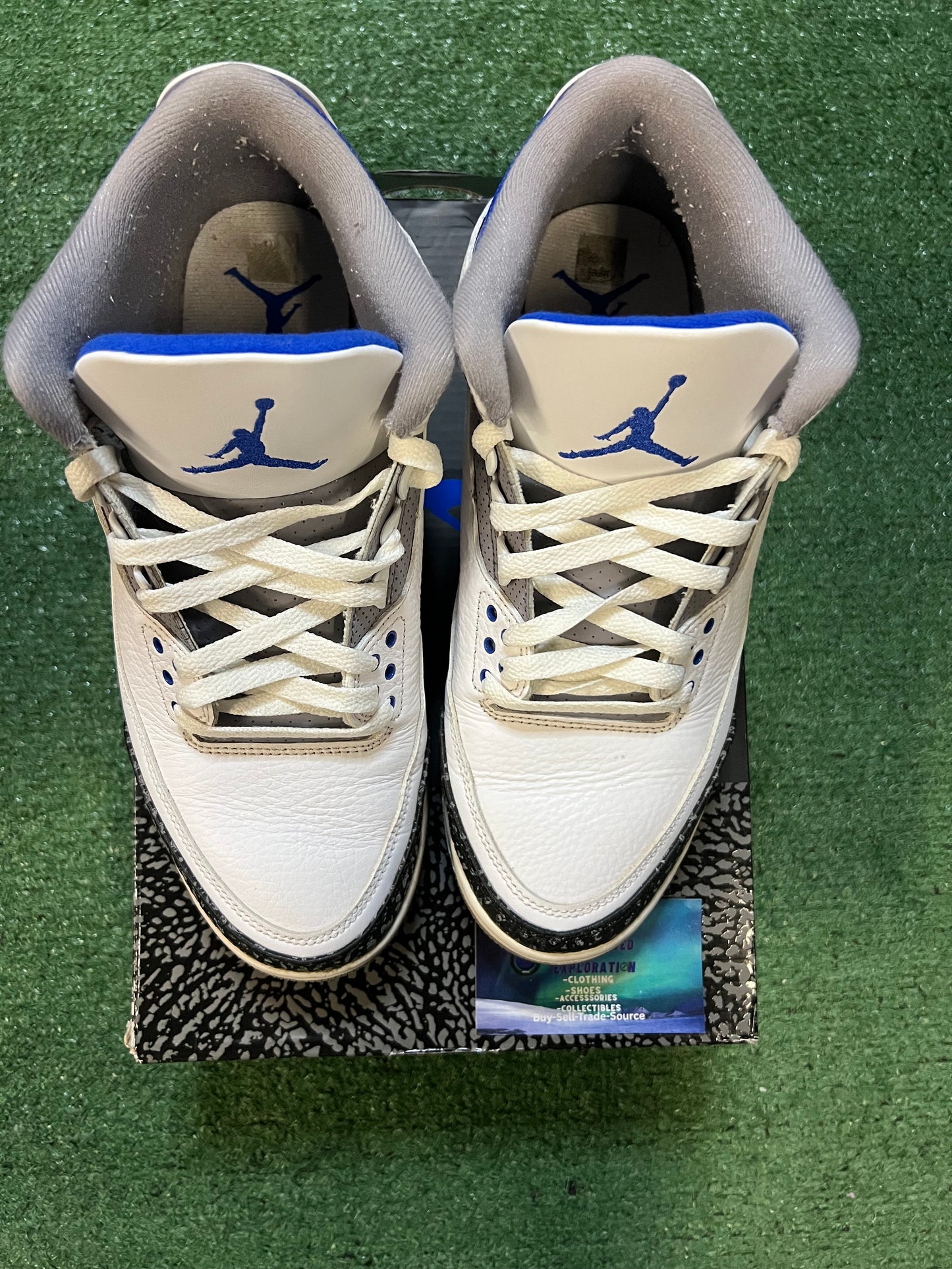 Jordan 3 Racer blue size 9.5men/11women