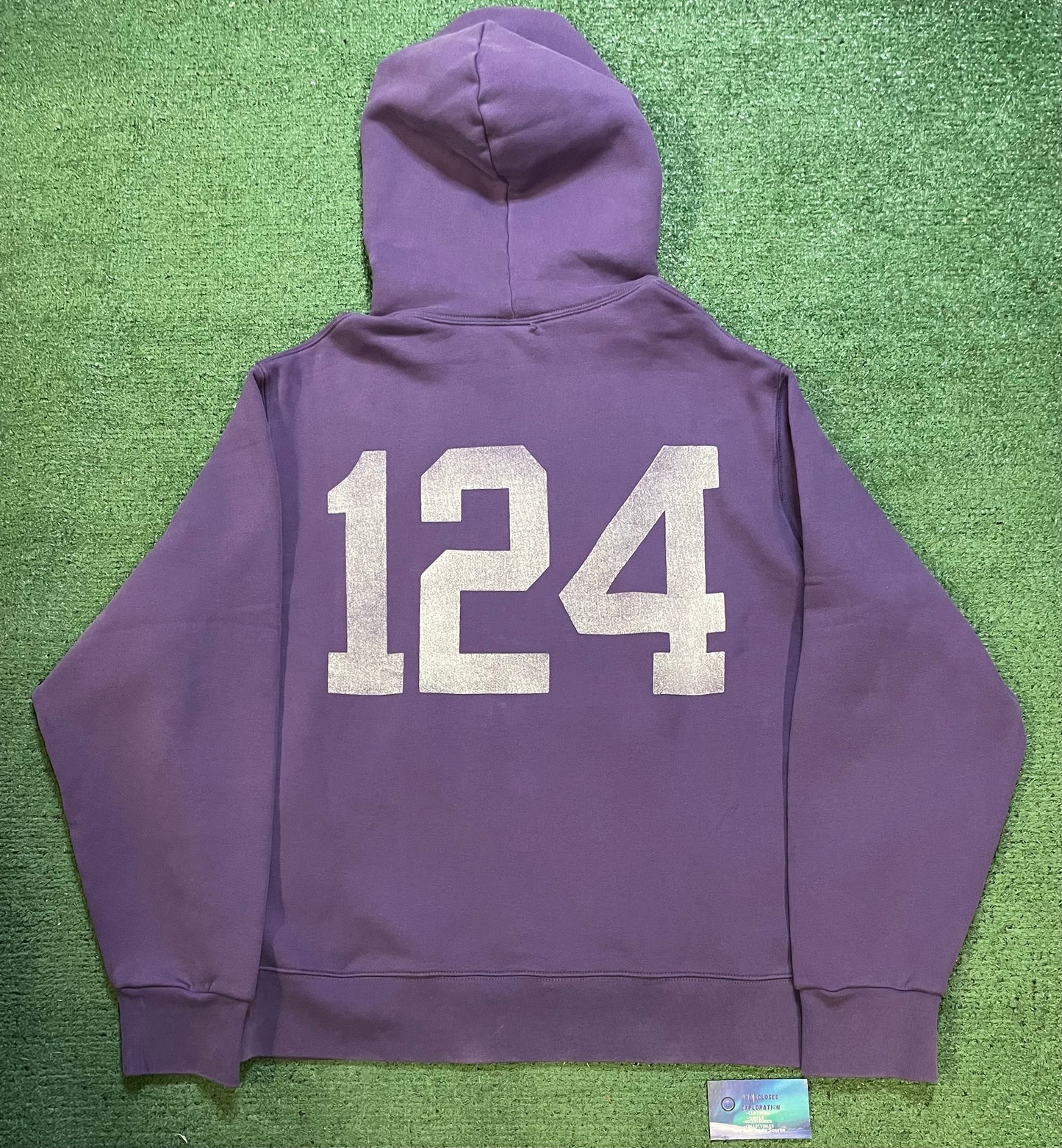 American Eagle X Russell purple hoodie