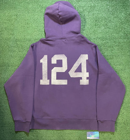 American Eagle X Russell purple hoodie