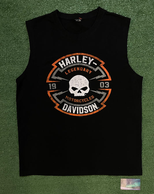 Harley Davidson jet city Seattle Washington cutoff tee
