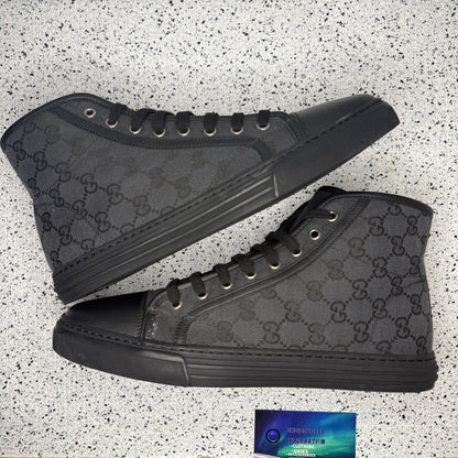 Gucci GG Monogram High Canvas Sneaker 9.5 Men “Preowned”