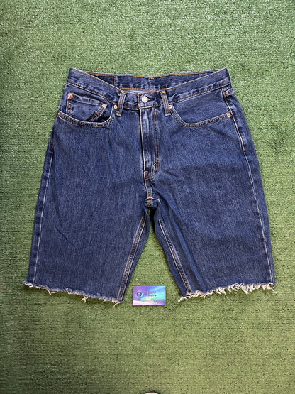 Levi 505 dark wash Jean shorts