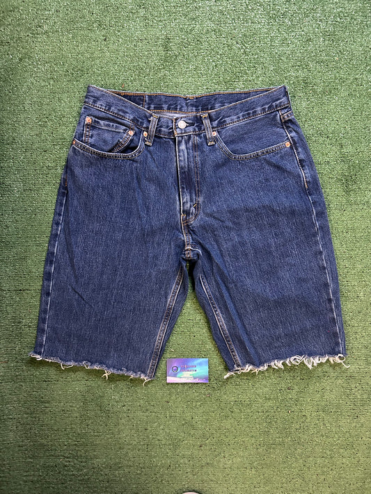 Levi 505 dark wash Jean shorts