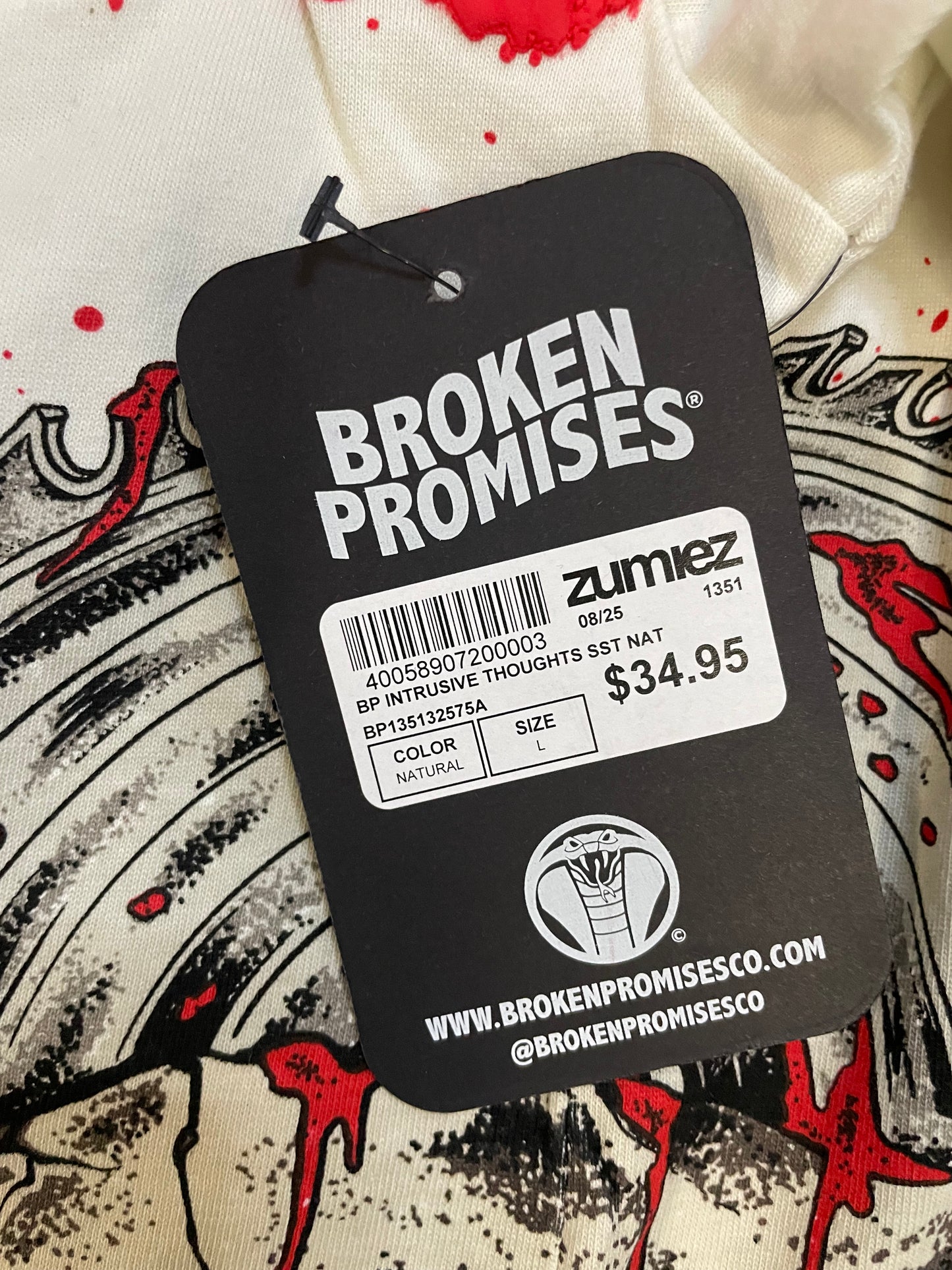 Broken Promises intrusive thoughts tee
