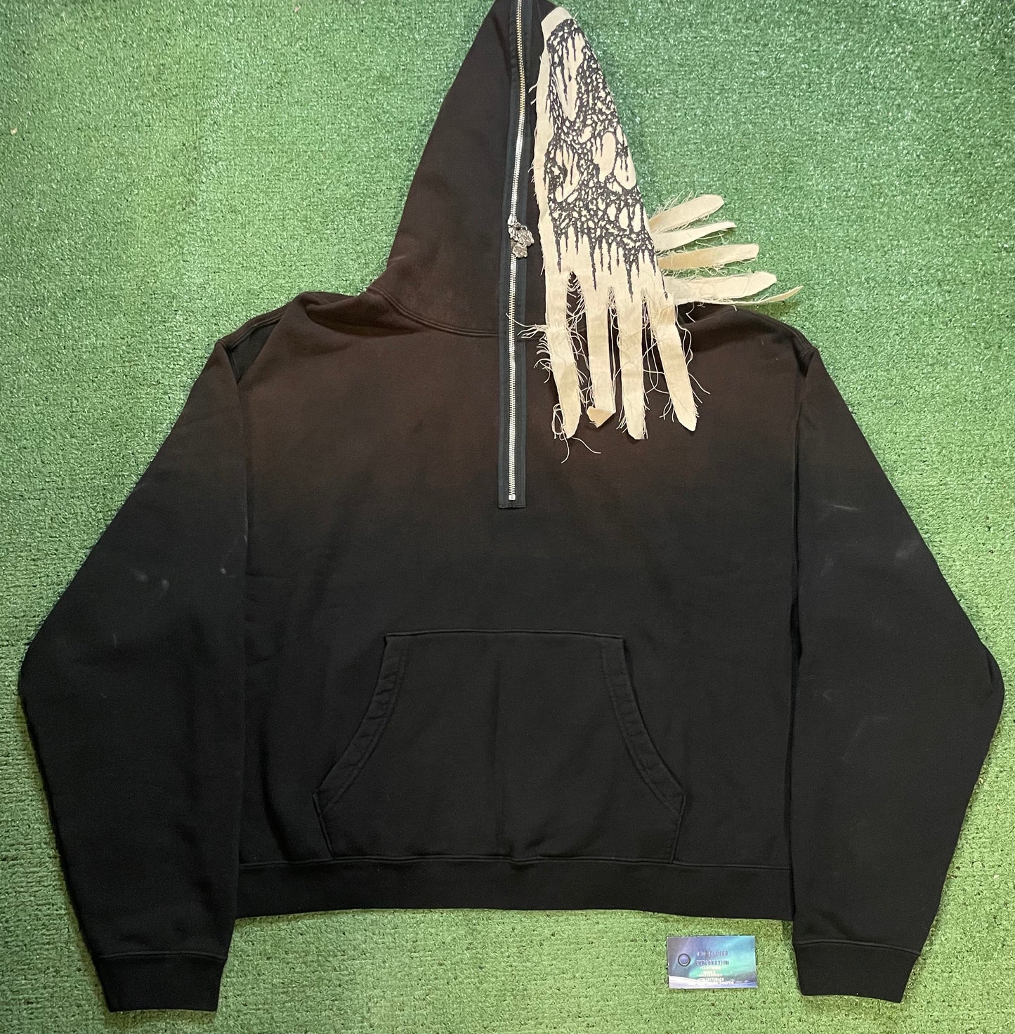 CHITO Punk patch zipup hoodie