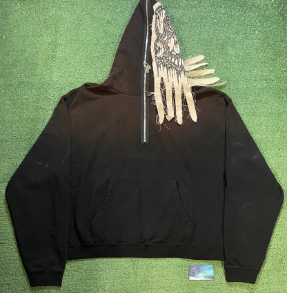 CHITO Punk patch zipup hoodie