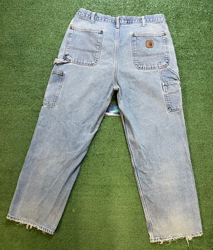 Carhartt denim double knees pants