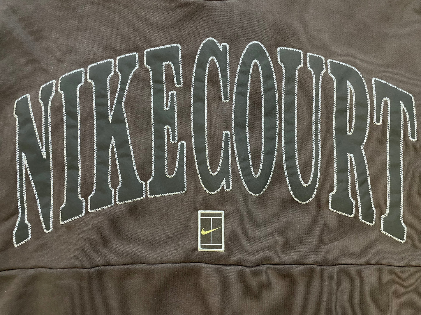 Nike Court heritage fleece baroque brown hoodie