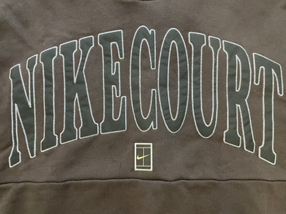 Nike Court heritage fleece baroque brown hoodie