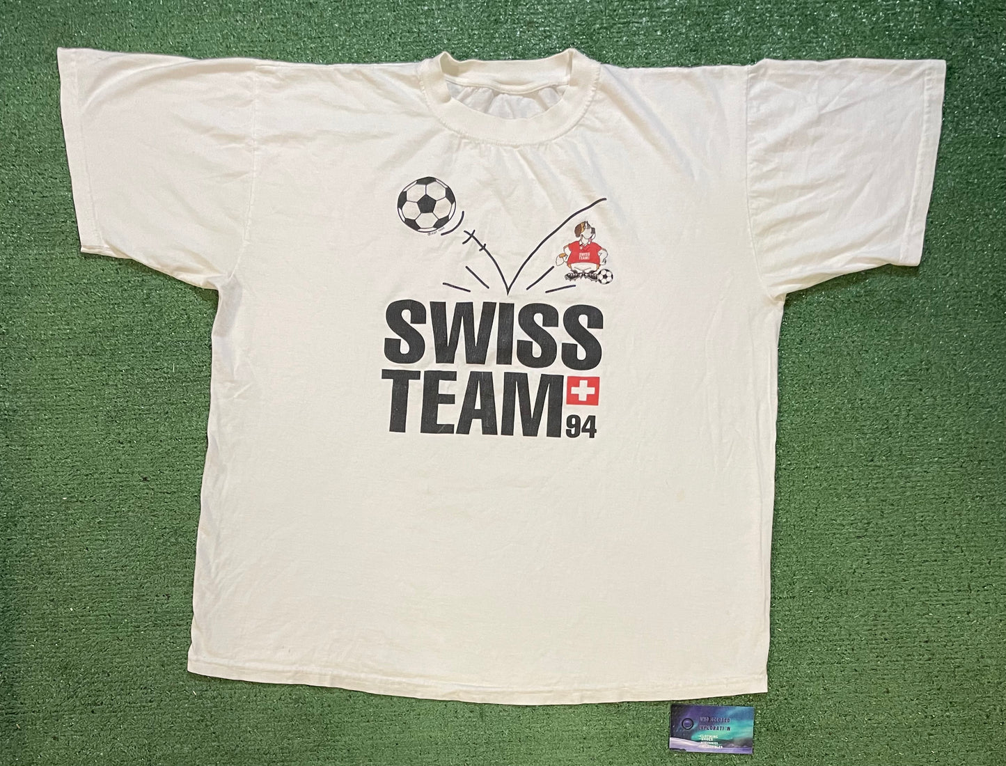 Vintage 1990s Swiss Team World Cup soccer team