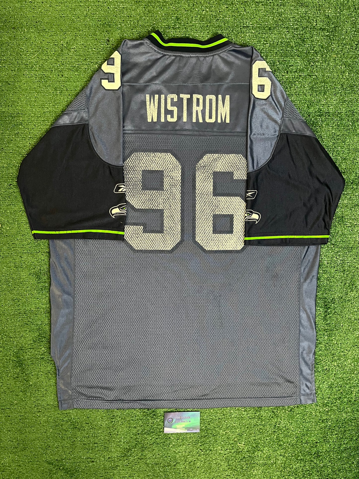 Vintage Seattle Seahawks Grant wistrom Reebok jersey #96