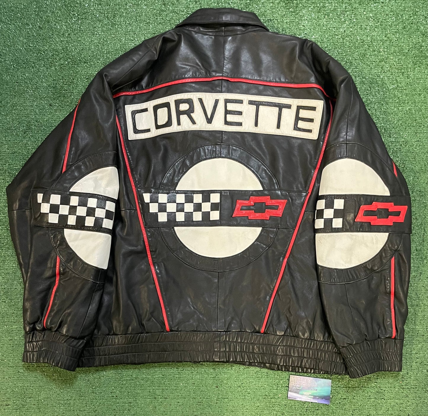 Vintage 1970s Corvette C4 leather jacket