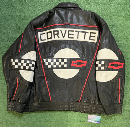 Vintage 1970s Corvette C4 leather jacket