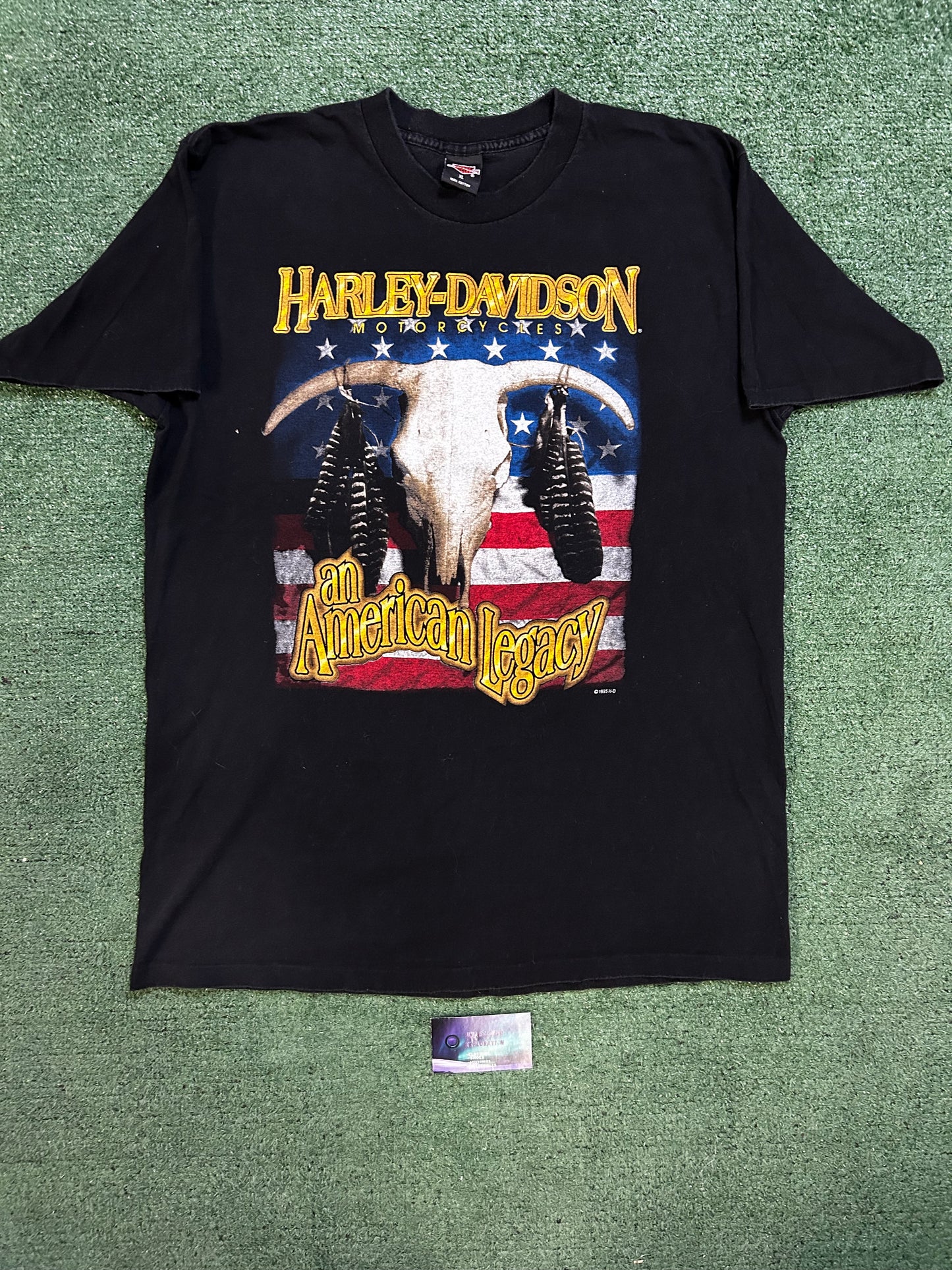 Vintage 1990s Harley Davidson An American legacy tee