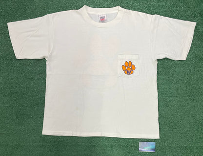 Vintage 1990s UW University of Washington huskies Pawprint tee