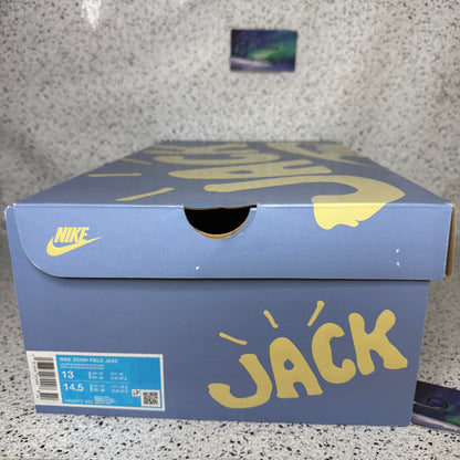 Nike Zoom Field Jaxx Travis Scott Leche Blue 13 Men “Preowned”