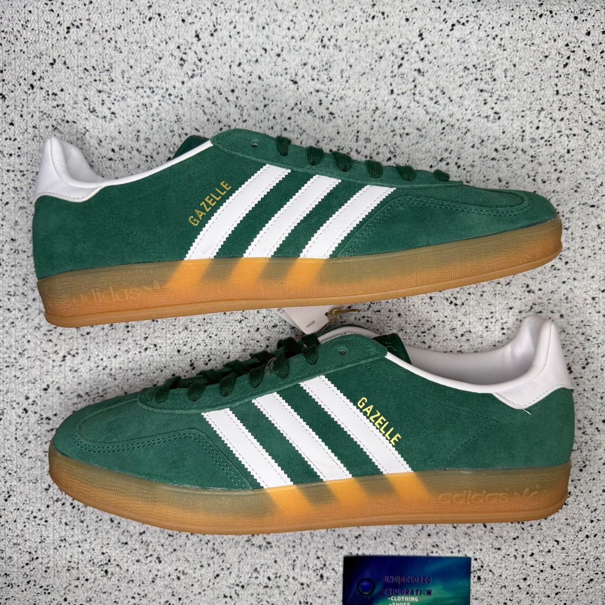 Adidas Gazelle Indoor Collegiate Green Gum