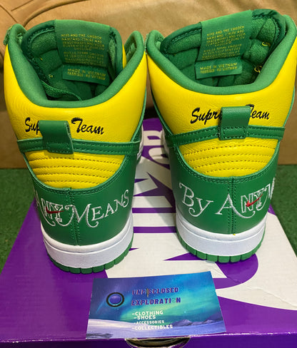 Nike dunk high x supreme by any means Brazil