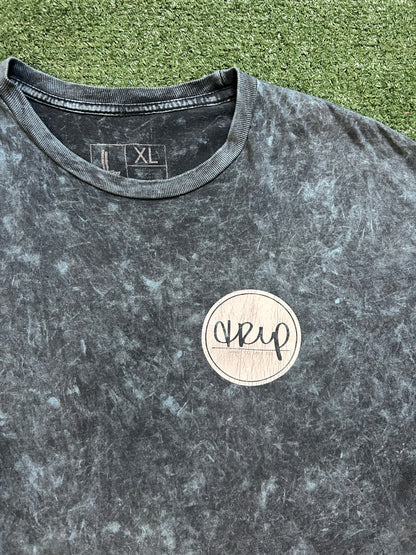 Erup gray acid wash tee