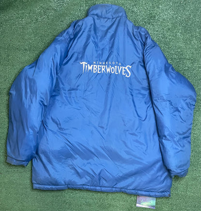 Vintage 1990s Minnesota Timberwolves reversible jacket