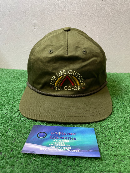 Rei olive green for life outside hat