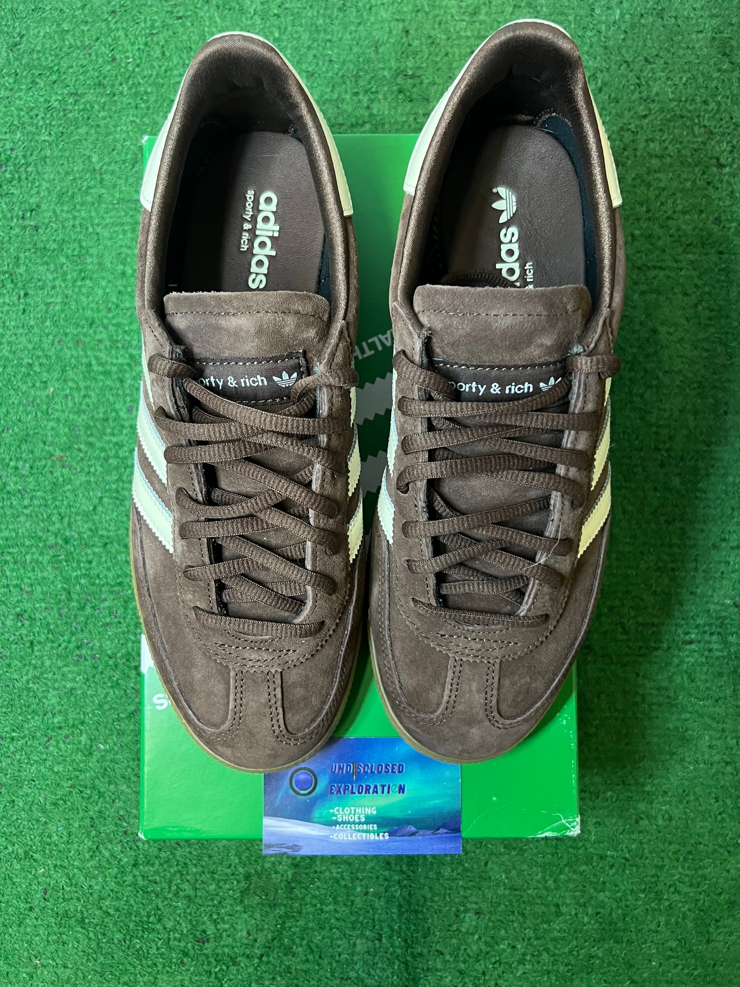 Adidas handball spezial sporty rich brown size 8men/9.5women