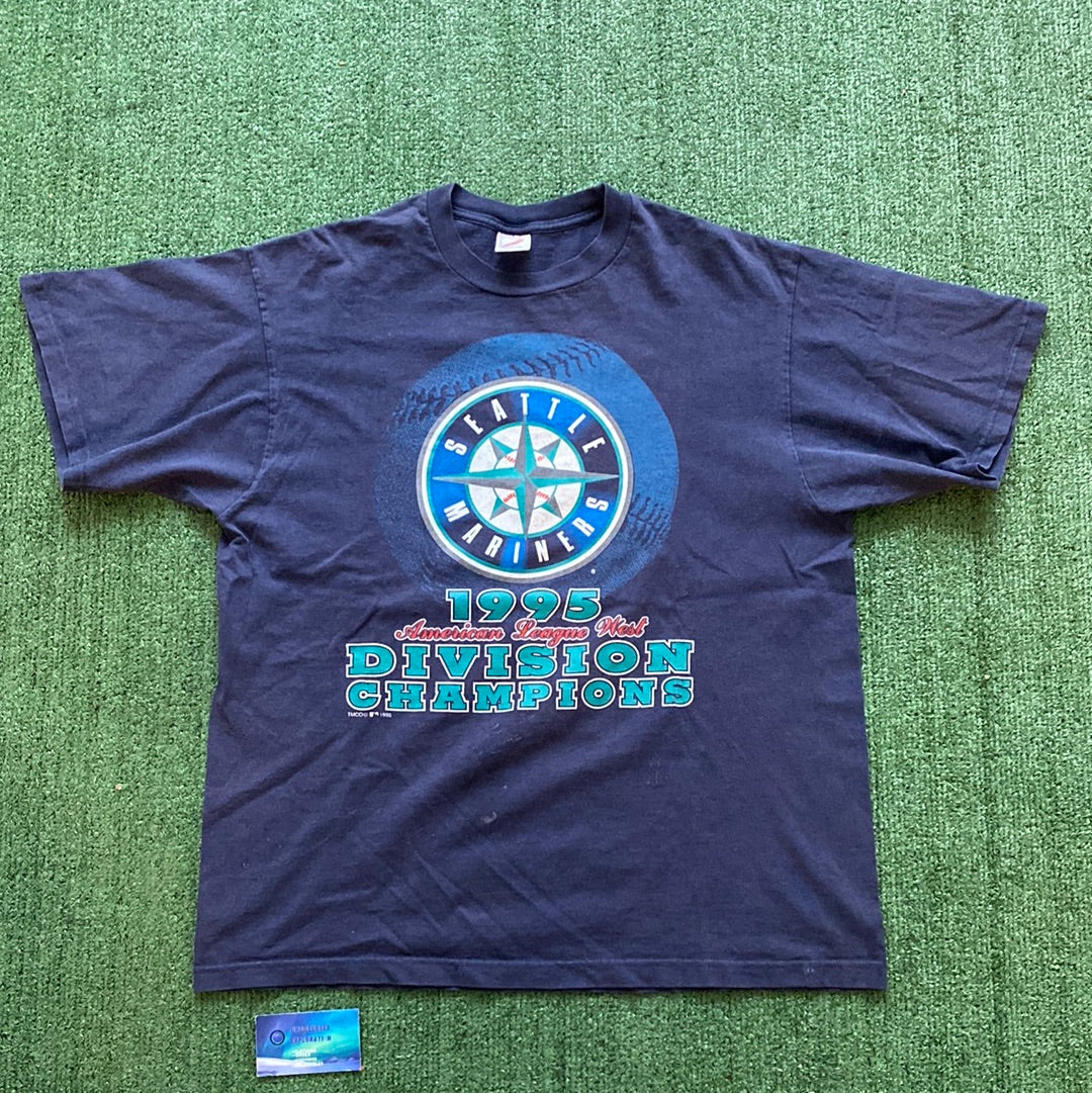 Vintage Seattle Mariners 1995 Division Champions T-shirt