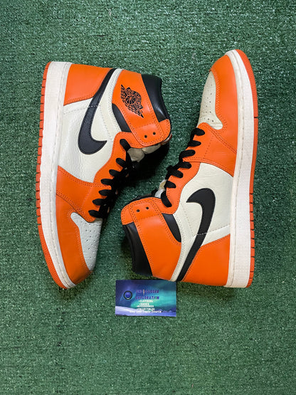 Air Jordan 1 high reverse shattered backboard size 10.5men/12women