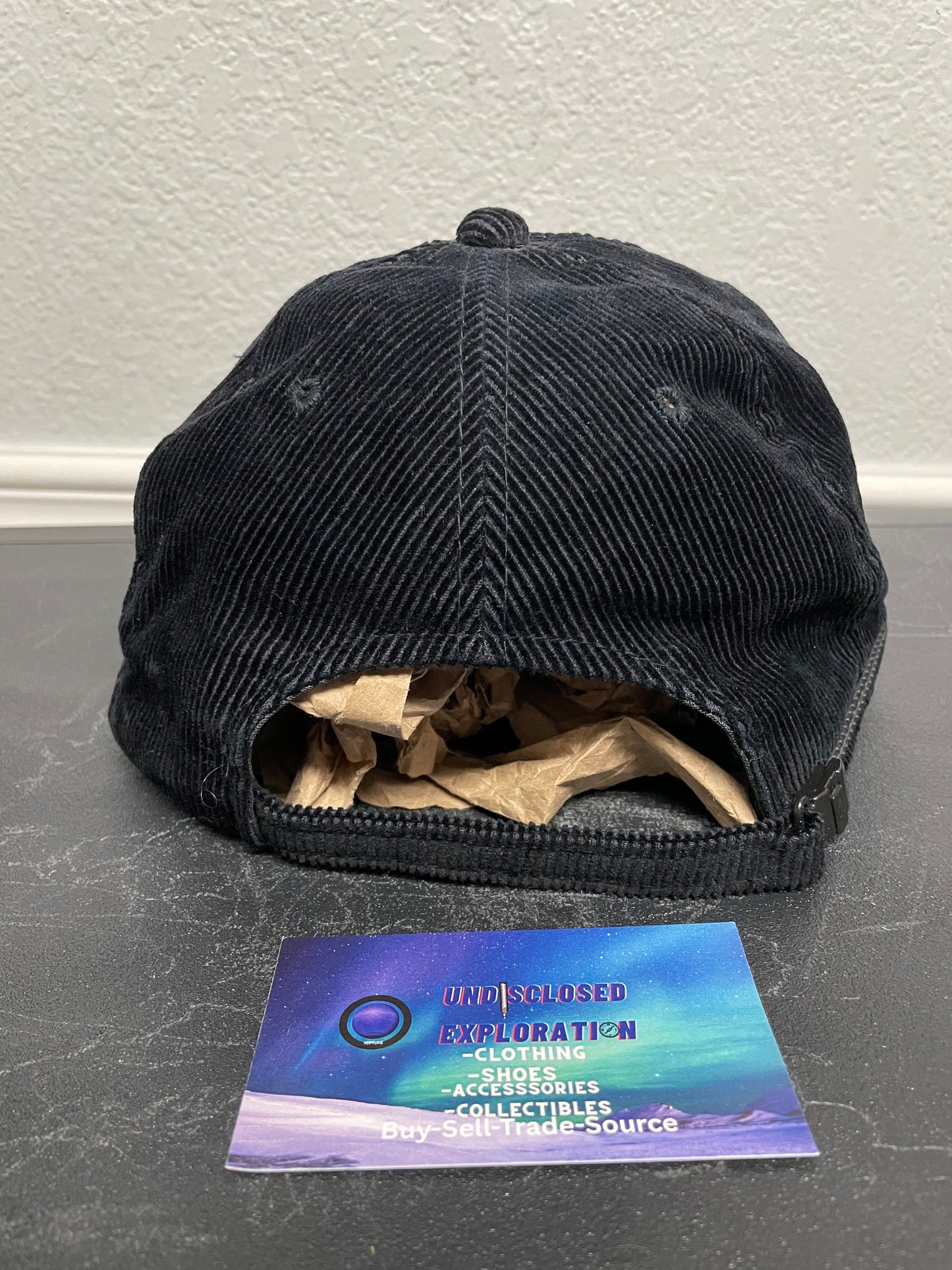 Vintage 1990s BMW black corduroy hat