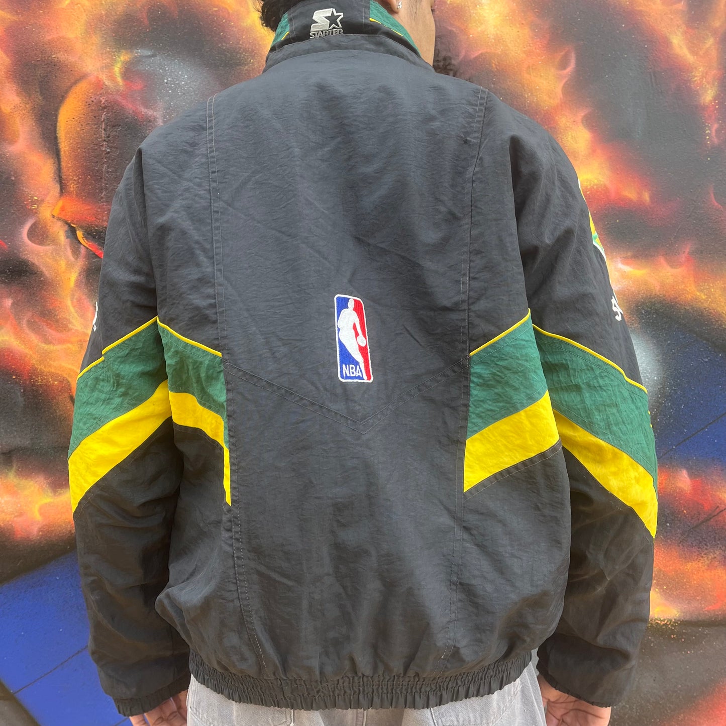 Vintage Seattle supersonics starter jacket