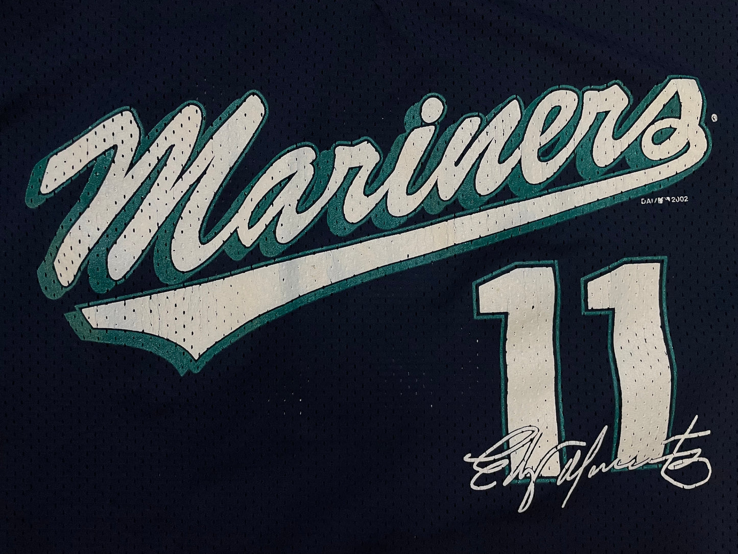 Vintage 2000s Seattle Mariners Edgar Martinez mesh jersey
