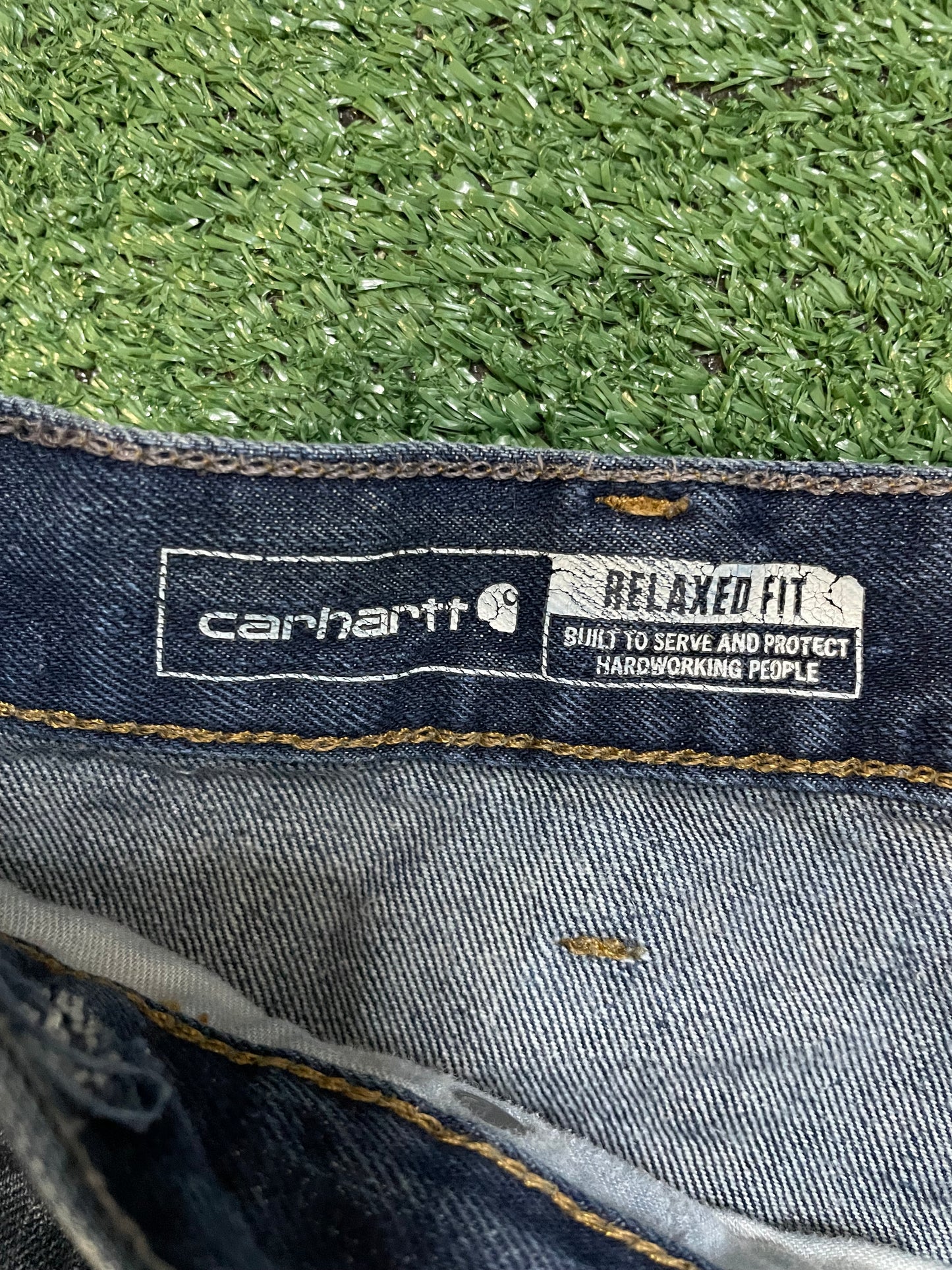 Carhartt double knee denim shorts