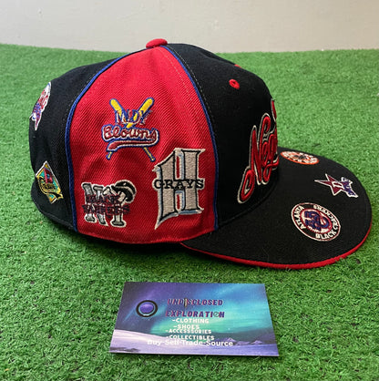 Vintage Negro Leagues fitted patchwork hat