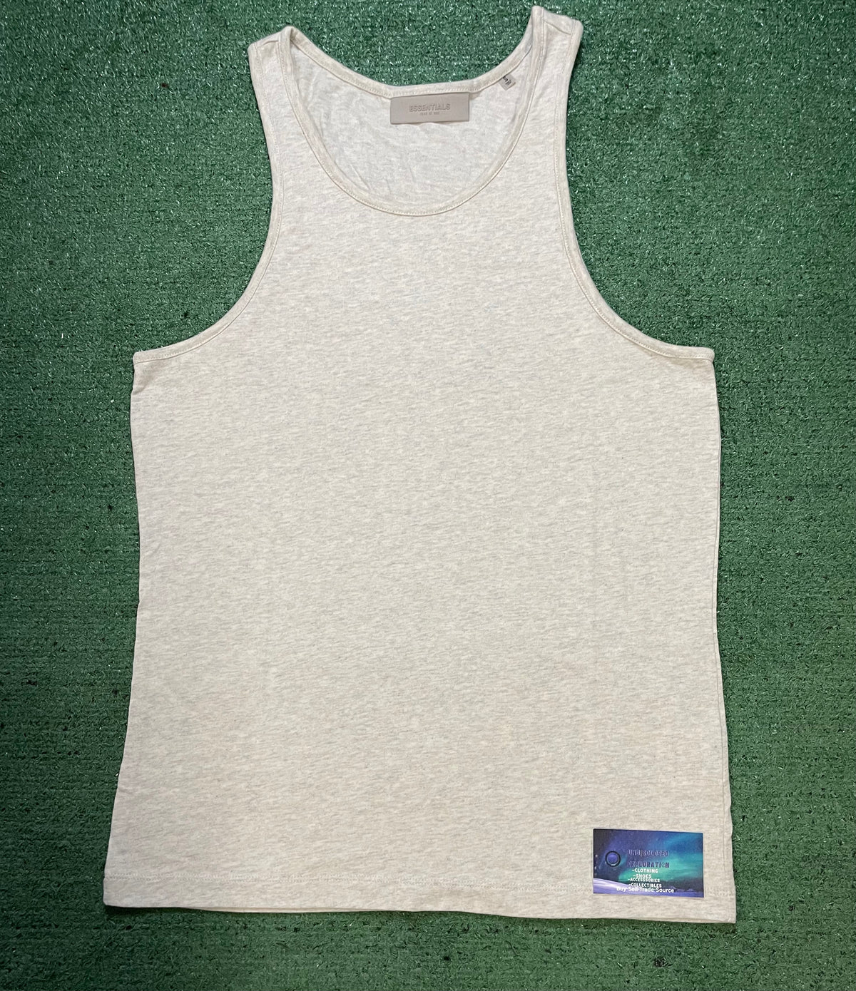 Fear of God Essentials grey tank top