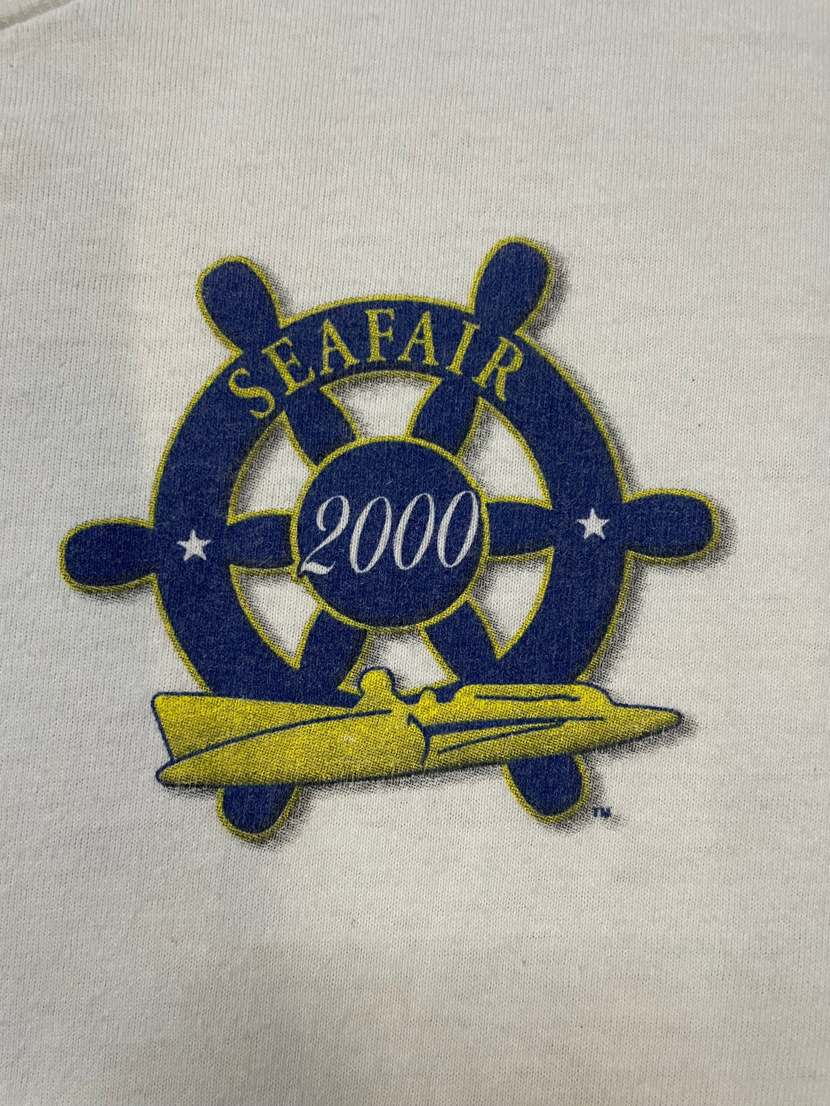 Vintage 2000s Seafair blue angel tee