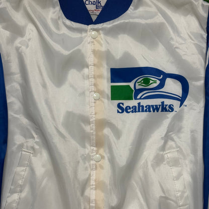 Vintage Seattle Seahawks Chalk Line Satin Jacket