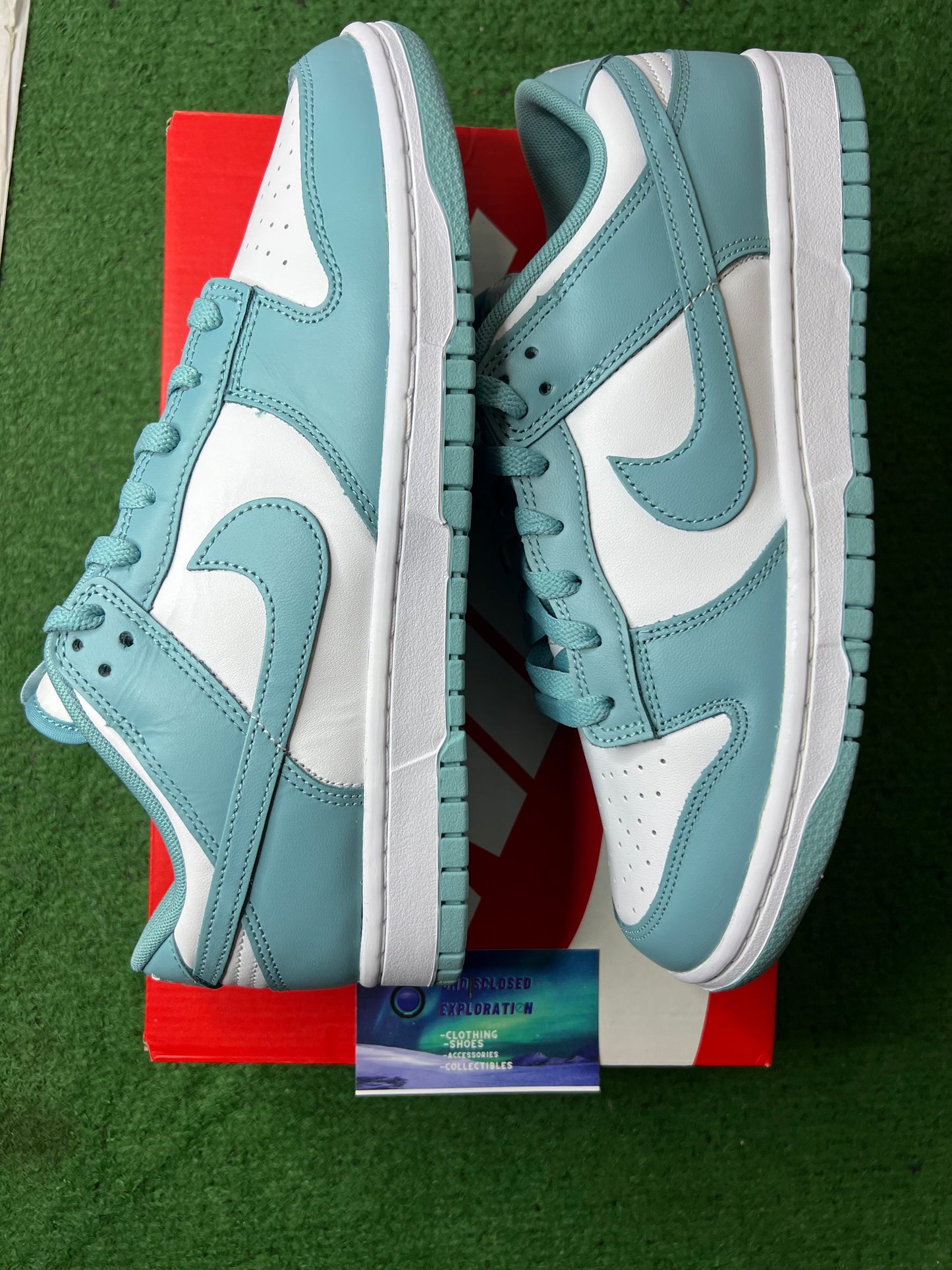 Nike dunk low denim turquoise