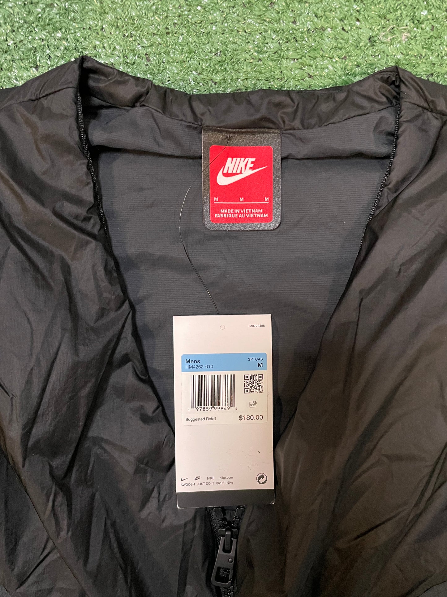 Nike tech woven black vest