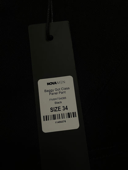 Nova black baggy pants