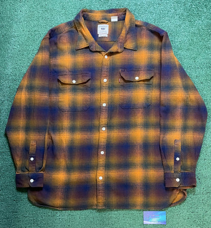 Levi Jackson golden yellow flannel