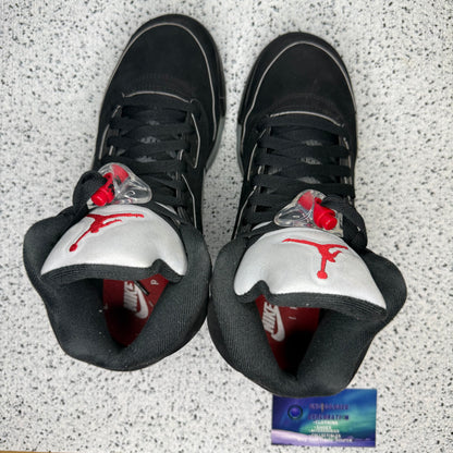 Jordan 5 Black Metallic Reimagined 7 Youth “Preowned”