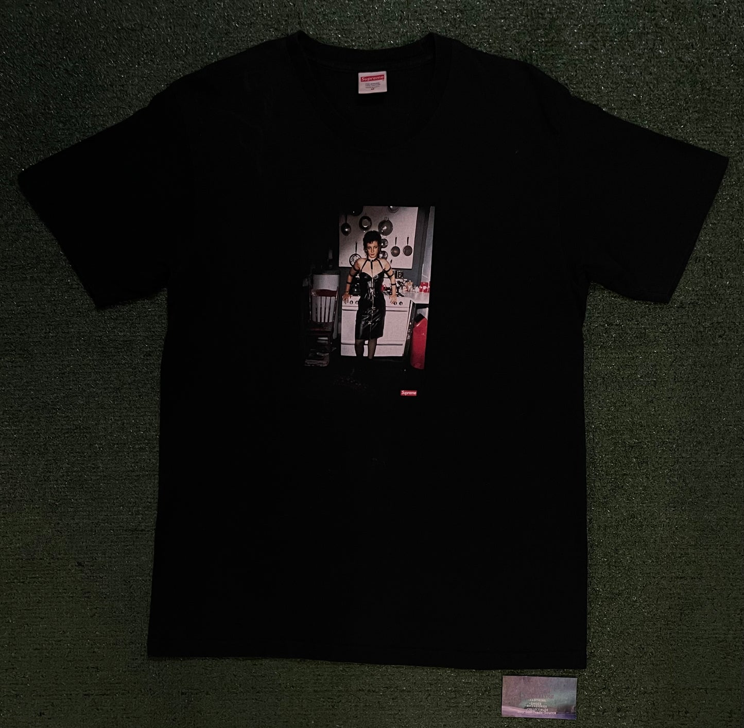 Supreme Nan Goldin Nan As A Dominatrix black Tee