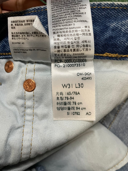 Levi light wash jeans