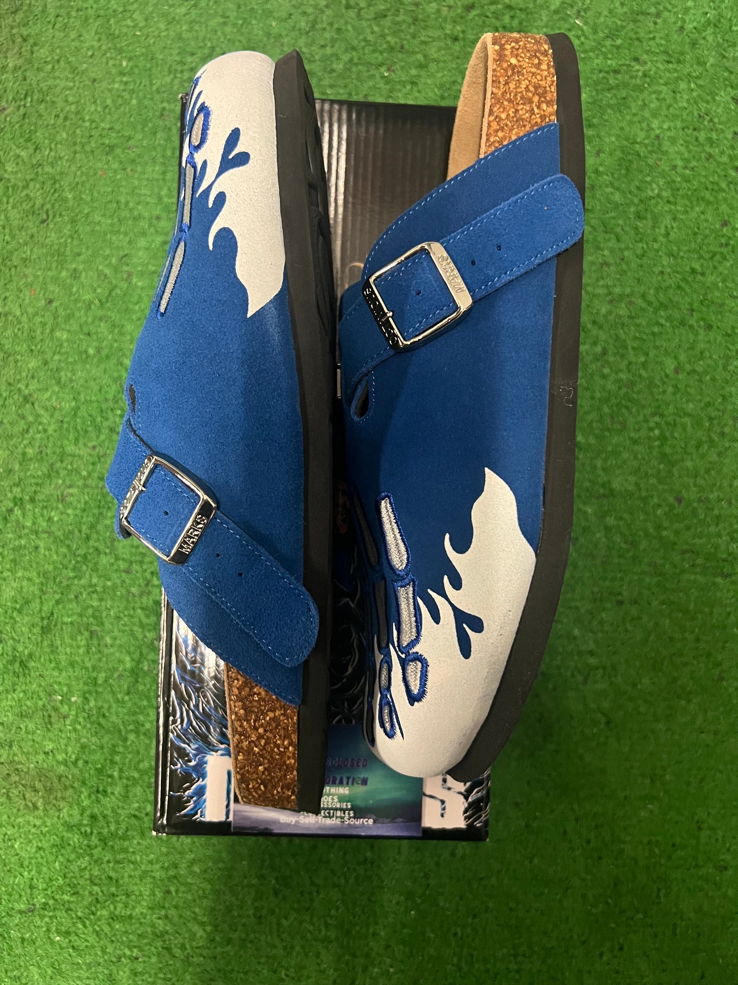 OMNEWYORK Octavious marks sub zero blue clogs size 11men/12.5women