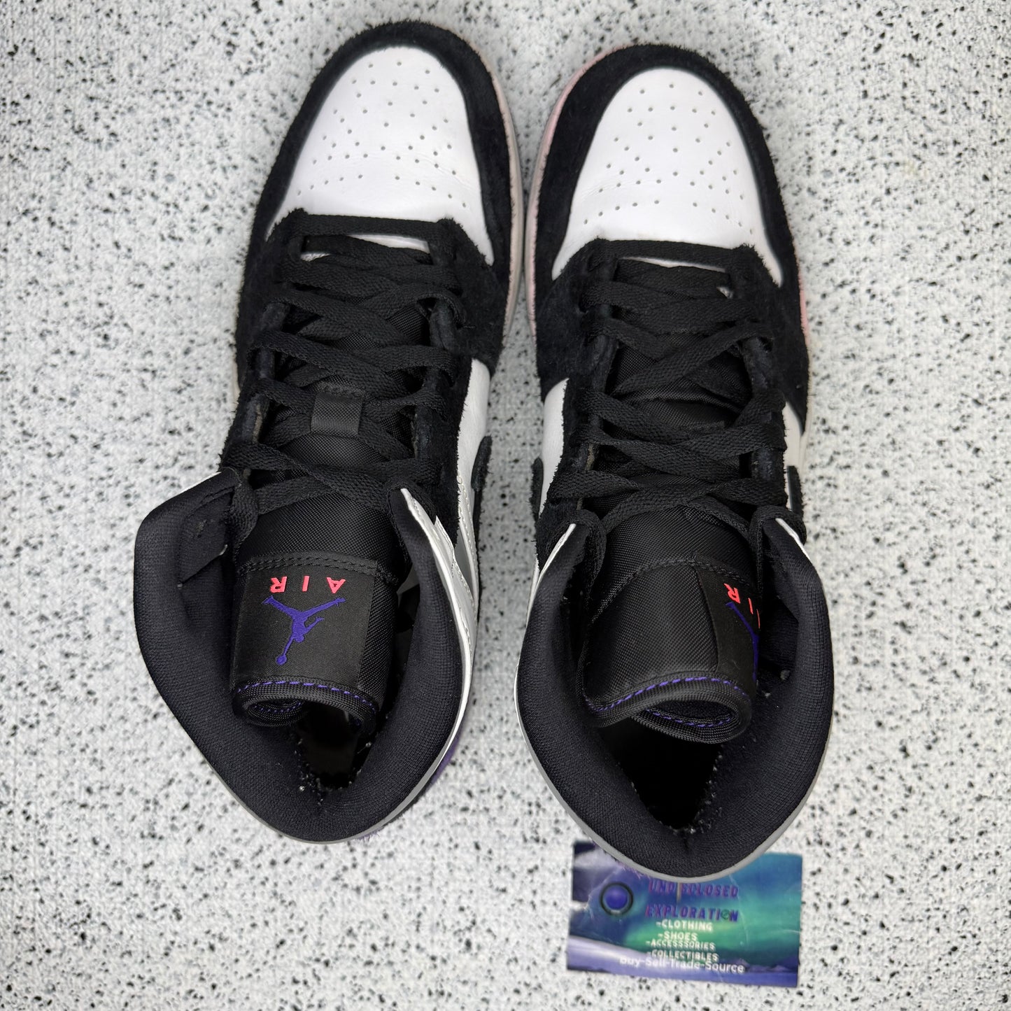 Jordan 1 Mid Varsity Purple 9 Men “Preowned”