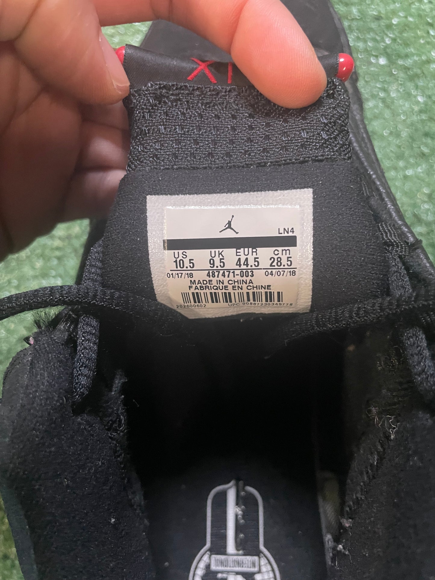 Air Jordan 14 last shot 2018 size 10.5men/12women