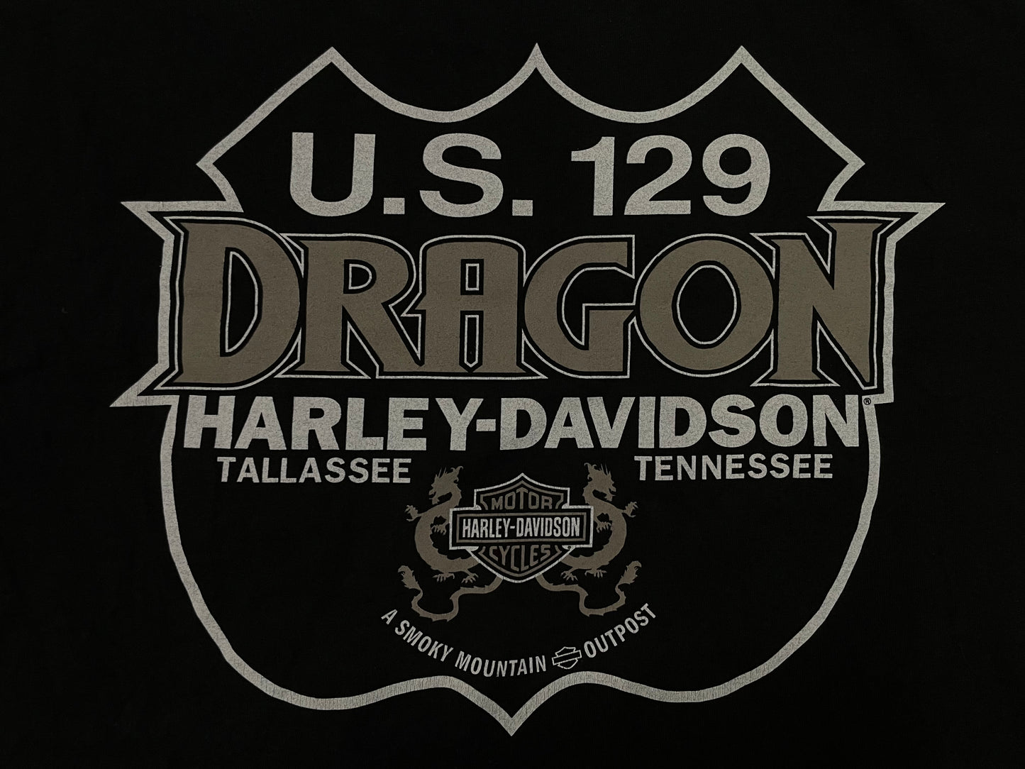 Harley Davidson Smokey mountain Tennessee tee