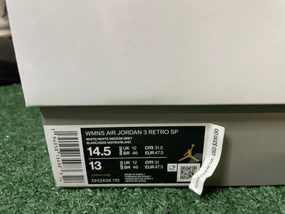 Air Jordan 3 Retro A Ma maniere raised by women size 13men/14.5women