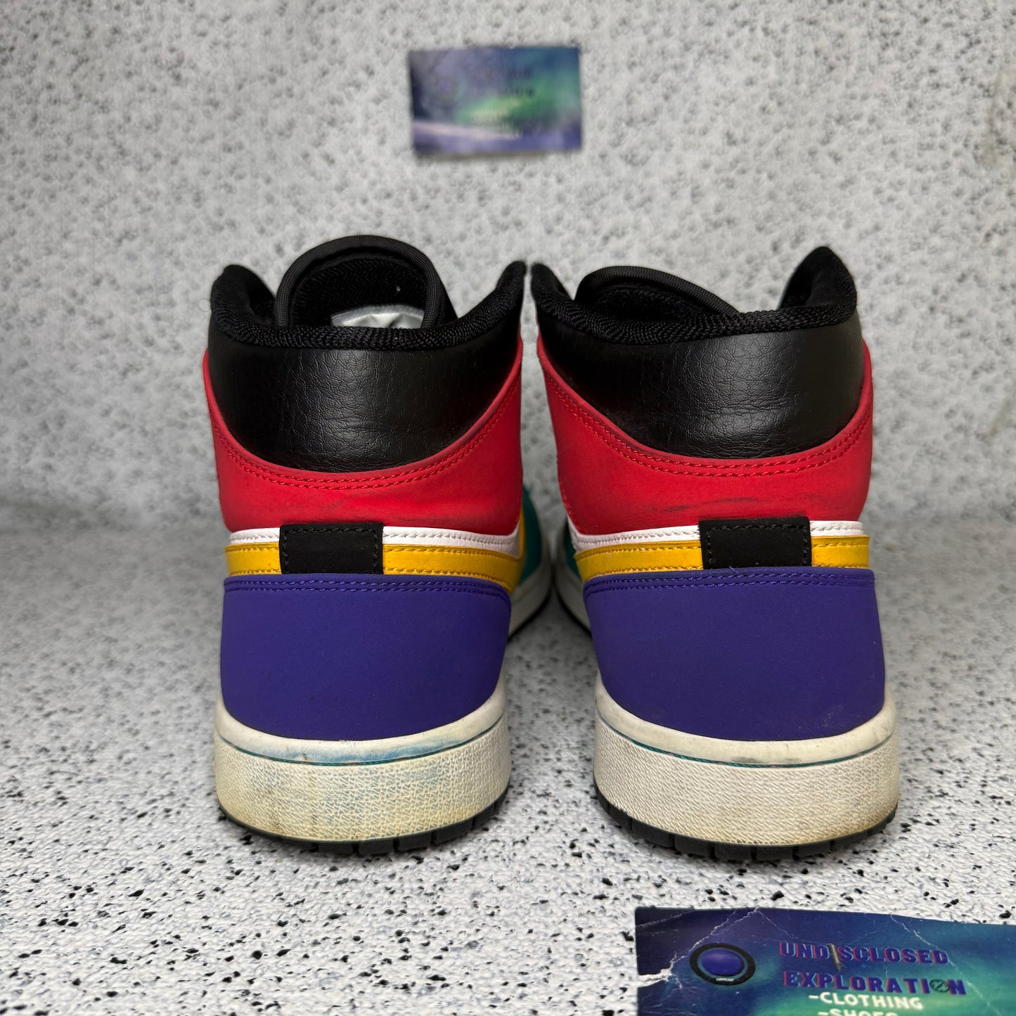 Jordan 1 Mid Multi Color 9.5 Men “Preowned”